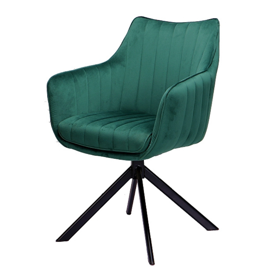 SI ZALIA Green elegant Upholstered indoor chair
